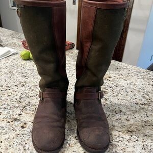 Chippewa water proof/Brown Leather snake Boots